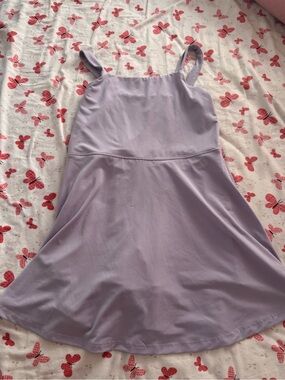 Lilac A-Line Tank Dress